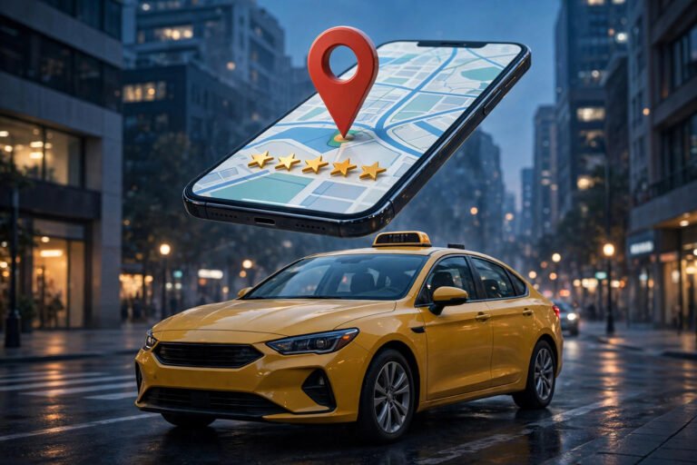 Taxi business ranking on Google Maps in 2026