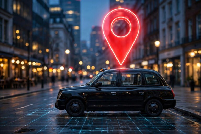 Taxi company ranking number one on Google Maps